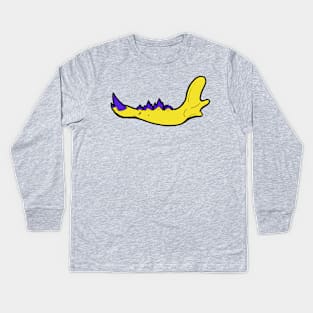 Jawbone (Yellow) Kids Long Sleeve T-Shirt